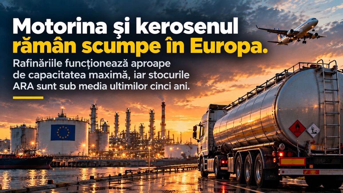Motorina se scumpește în Europa: rafinăriile sunt aproape de capacitatea maximă — NRG-IA