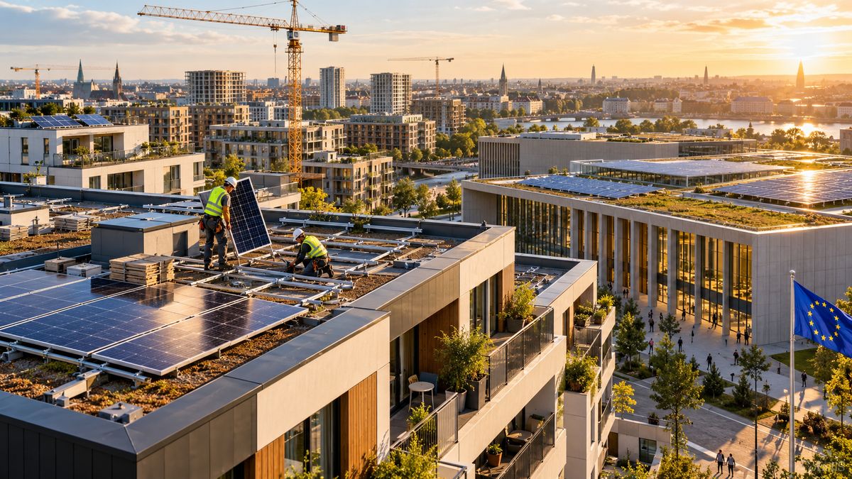 Clădirile noi trebuie pregătite pentru energie solară: calendarul UE și obligațiile României — NRG-IA