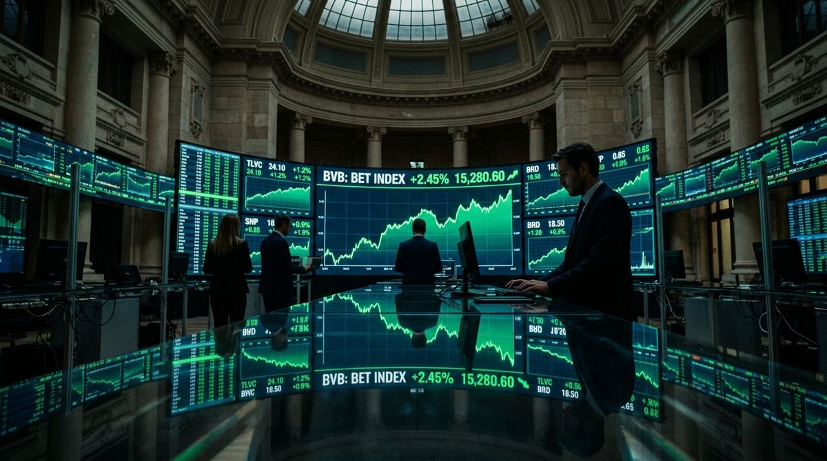 Bursa de Valori Bucuresti creste cu 17 miliarde lei dupa decizia SP — NRG-IA