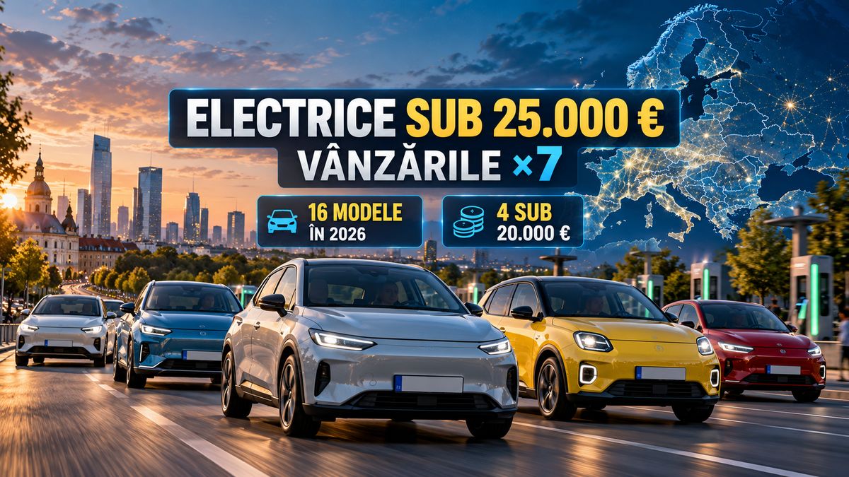 Mașini electrice ieftine: vânzările cresc de șapte ori în UE — NRG-IA