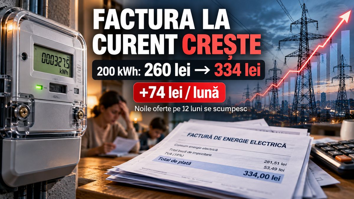 Facturi la curent mai mari în 2026: cât ar putea plăti românii — NRG-IA