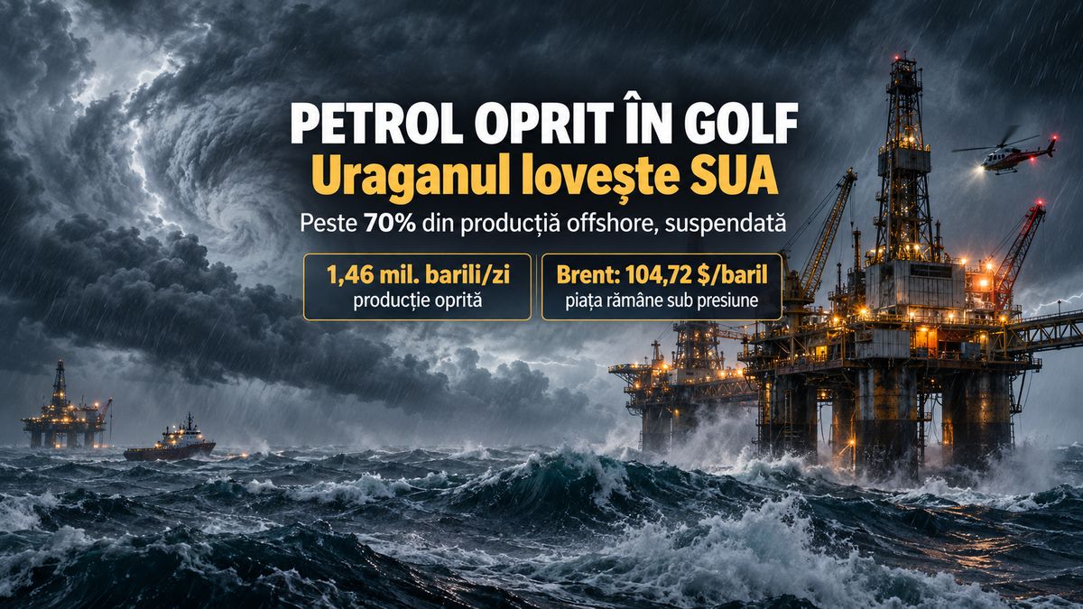 Uraganul Isaias oprește 71,51% din producția offshore de petrol a SUA din Golful Mexic — NRG-IA