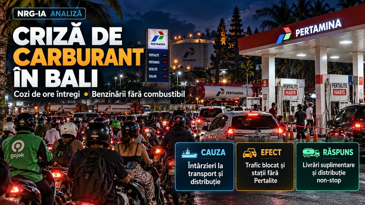 Criză de carburant în Bali: cozi la benzinării și distribuție non-stop anunțată de Pertamina — NRG-IA