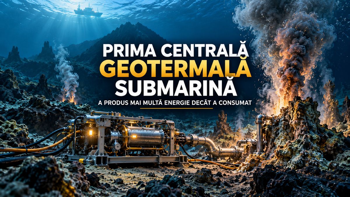 Generator geotermal submarin: energie net pozitivă la 1.500 m sub Pacific — NRG-IA