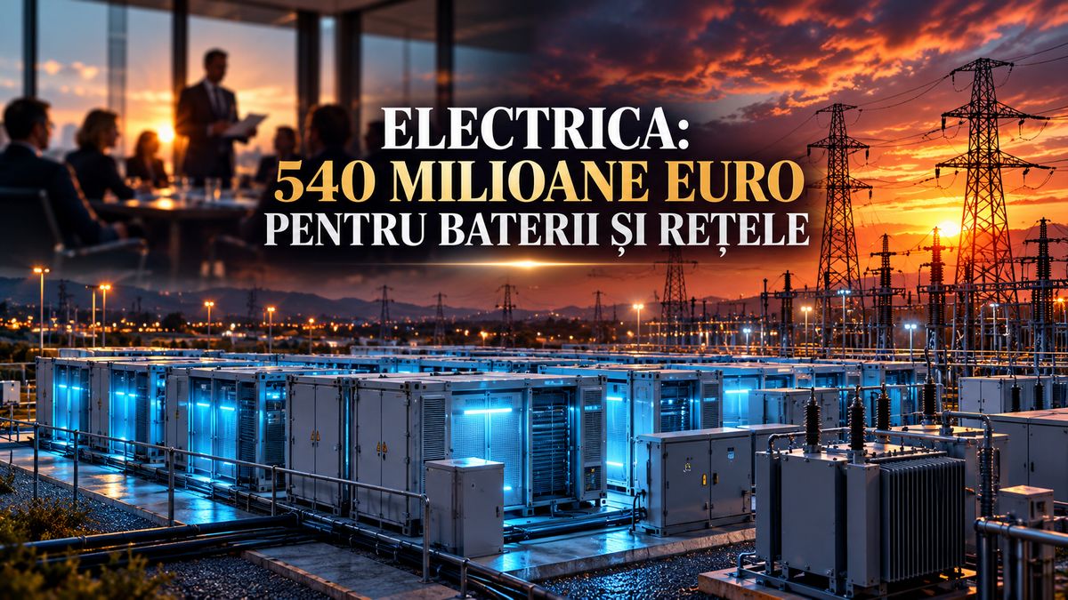 Electrica propune investiții de 185 milioane euro în baterii de 800 MWh și credite BEI de 355 milioane euro pentru rețele — NRG-IA