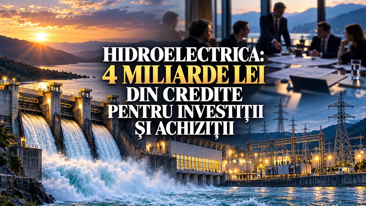 Hidroelectrica pregătește credite de 4 miliarde lei în 2027–2028 pentru creșterea investițiilor de 2,6 ori și achiziții de 660 milioane lei pe an — NRG-IA
