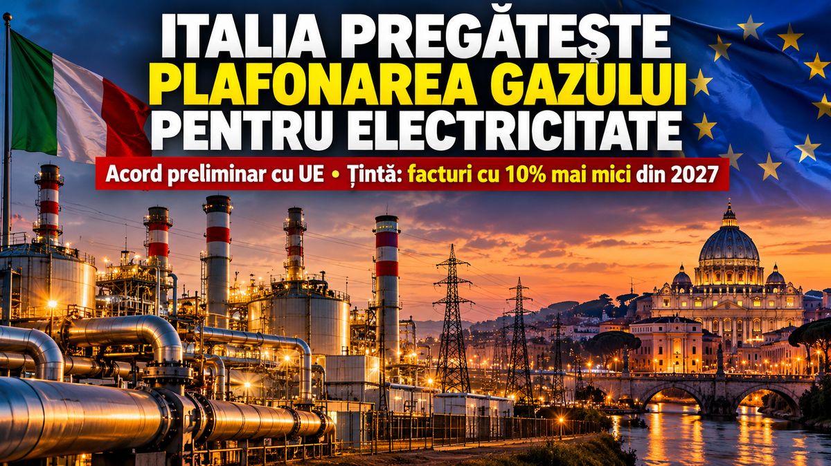 Comisia Europeană aprobă preliminar plafonarea prețului gazelor pentru producerea electricității în Italia din ianuarie 2027 — NRG-IA