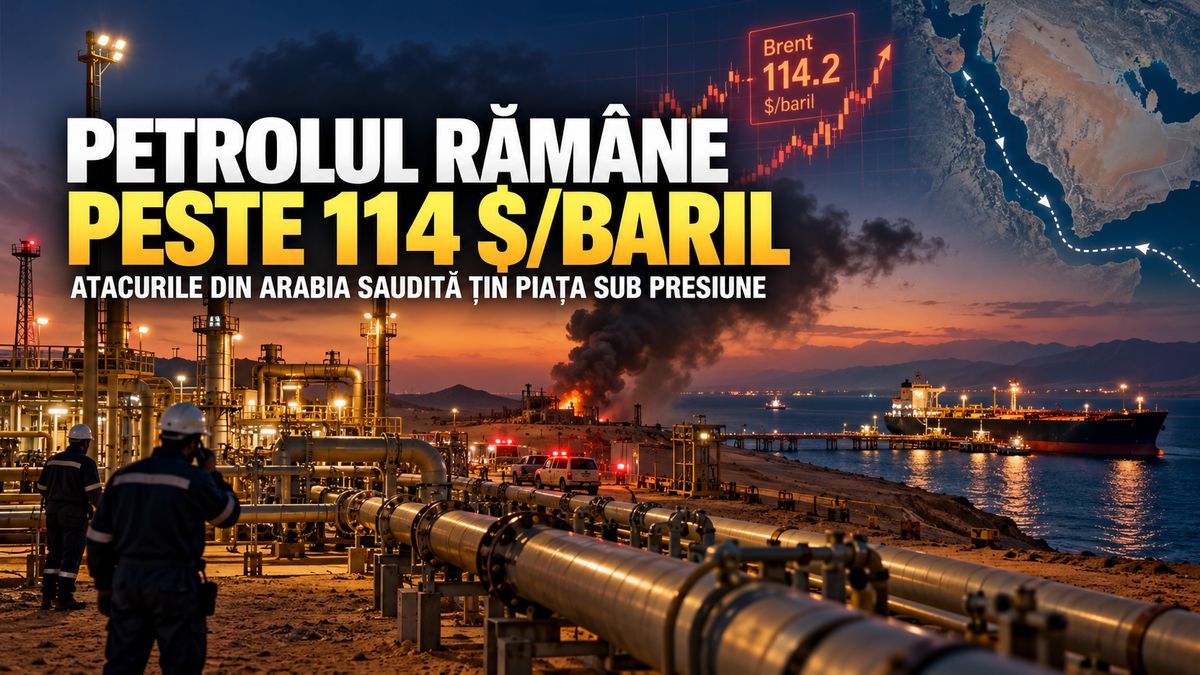 Petrol Brent peste 114 dolari: atacuri revendicate asupra conductei saudite East–West — NRG-IA