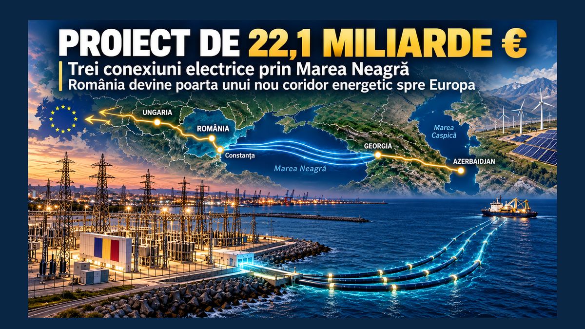 Coridor energetic de 22,1 miliarde € prin Marea Neagră: rolul României — NRG-IA