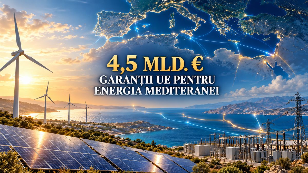 UE lansează T-MED: garanții de 4,5 miliarde euro pentru energie verde în Mediterana — NRG-IA
