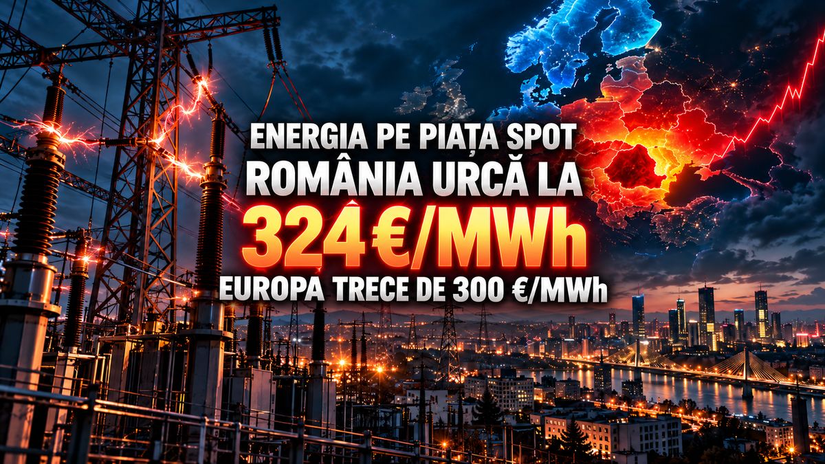 Preț energie electrică 29 octombrie 2026: România, 323,76 euro/MWh pe PZU — NRG-IA