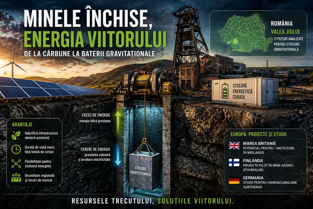 Minele închise ale României și stocarea energiei: ce pot învăța din Marea Britanie și ce șansă are Valea Jiului. — NRG-IA