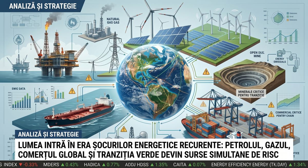 Lumea intră în era șocurilor energetice recurente: geopolitica, comerțul fragmentat și tranziția verde schimbă piața energiei — NRG-IA