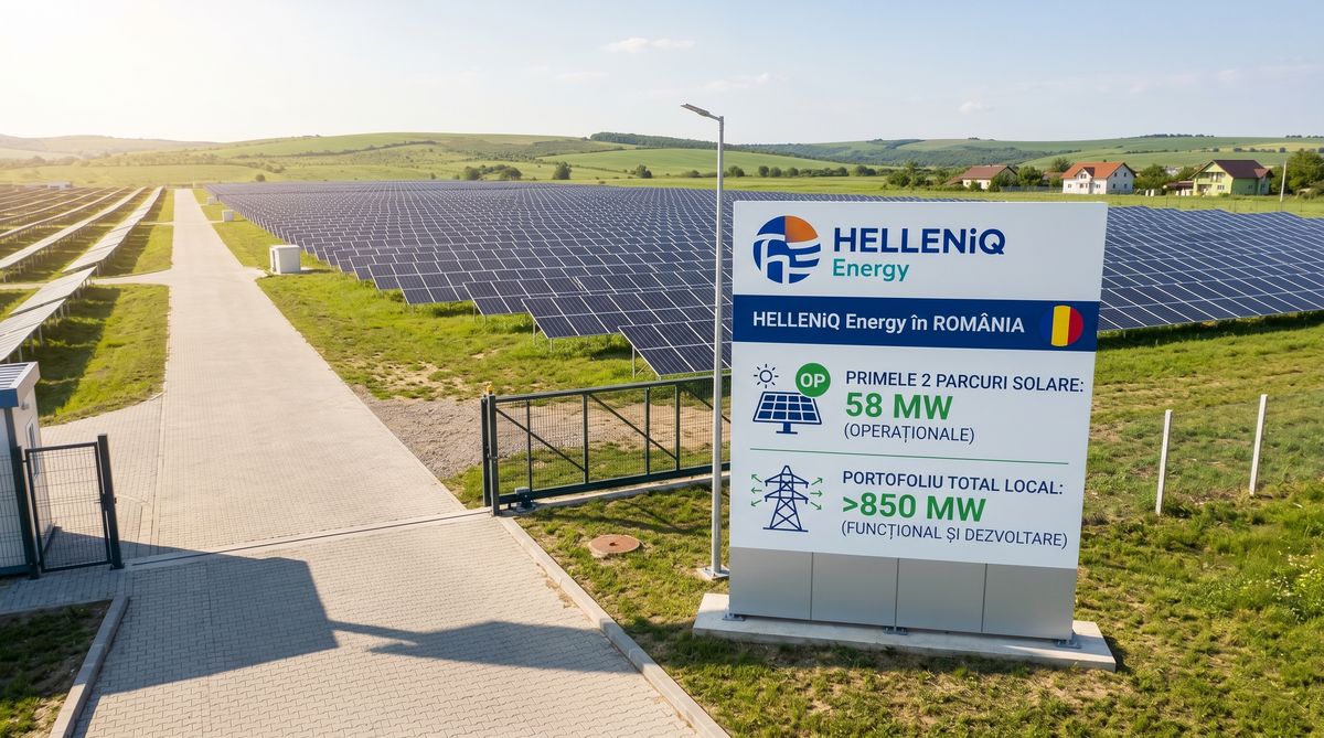 HELLENiQ Energy lansează primele parcuri solare din România și depășește 850 MW portofoliu local — NRG-IA