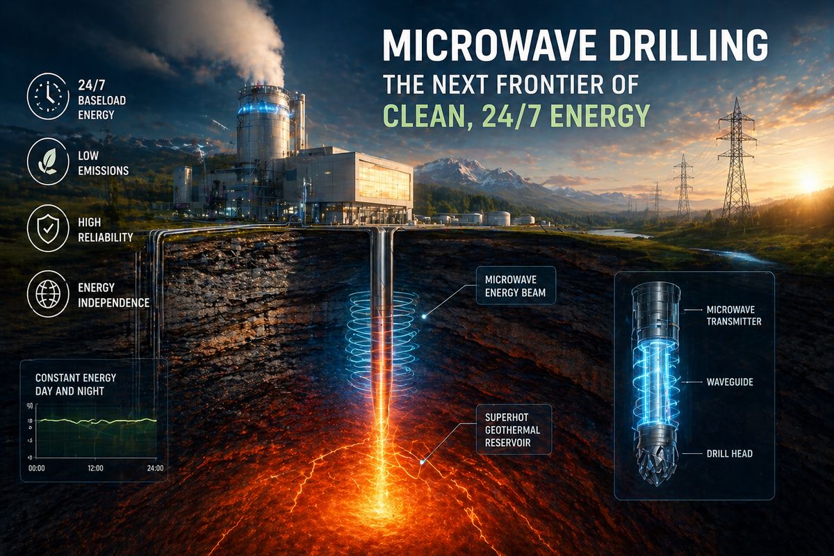 Centrala geotermală care forează Pământul cu microunde: Quaise Energy și cursa pentru energie curată 24/7 — NRG-IA