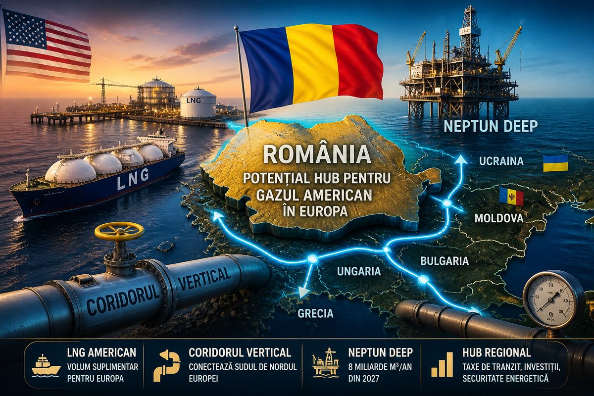 România ar putea deveni hub pentru gazul american în Europa prin LNG, Coridorul Vertical și Neptun Deep — NRG-IA