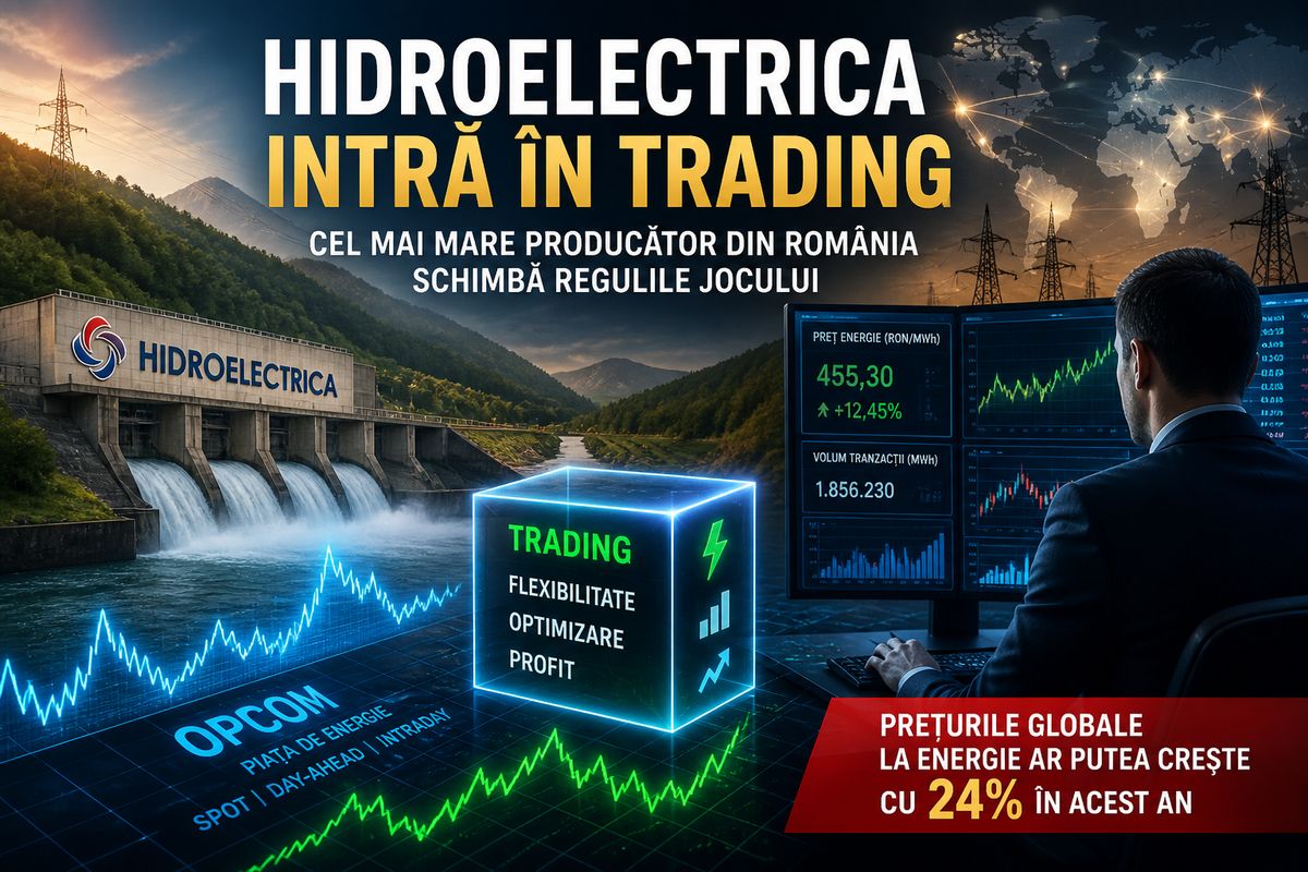 Hidroelectrica intră în trading: producția rămâne baza, piața devine noua zonă de optimizare — NRG-IA