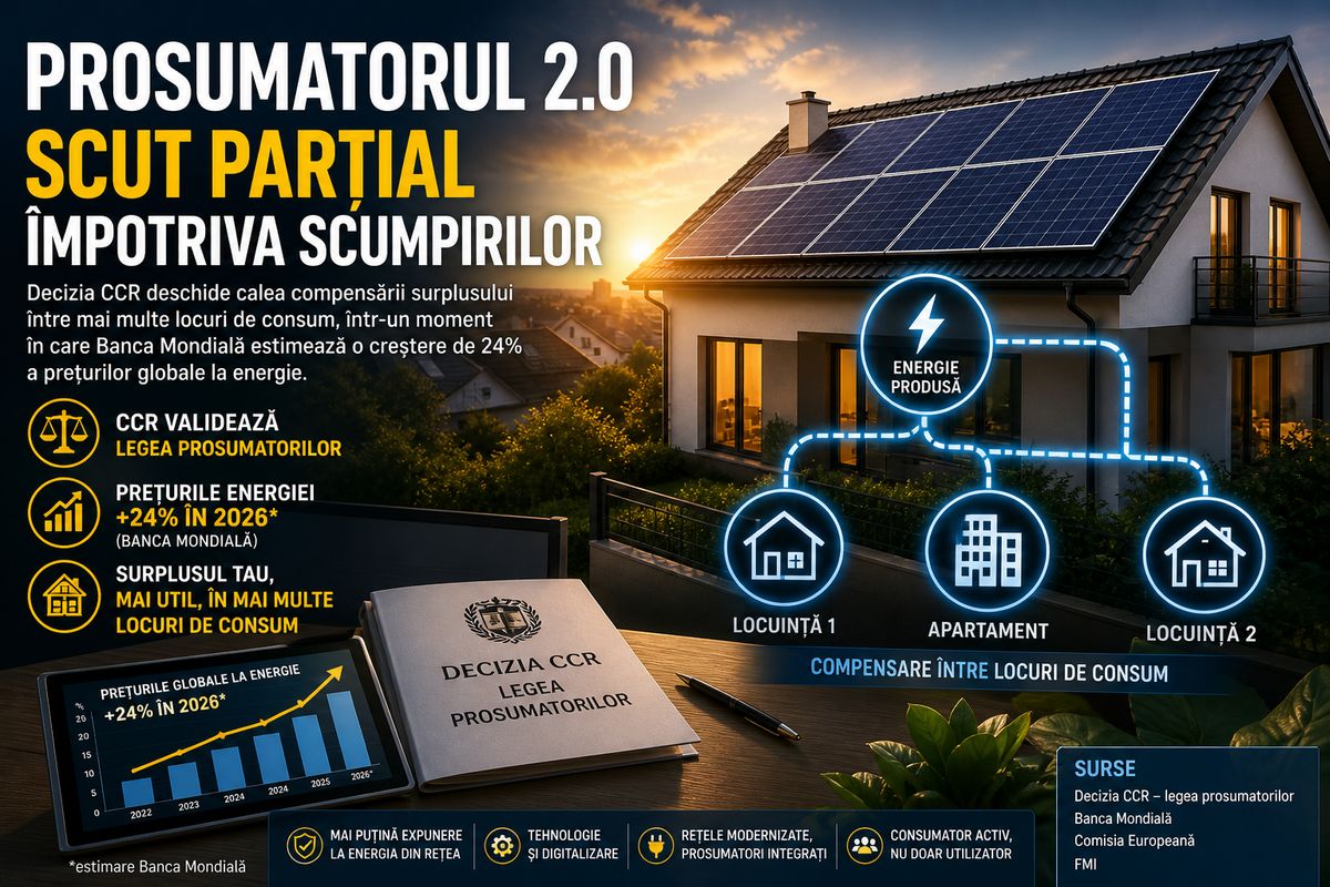 Legea prosumatorilor validată de CCR: cum poate surplusul solar reduce expunerea la scumpiri — NRG-IA