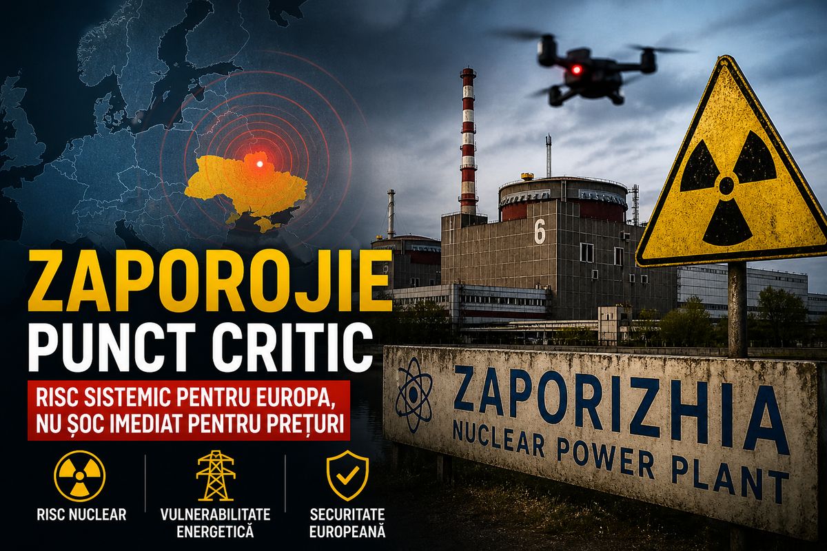 Zaporojie rămâne risc sistemic pentru energia Europei, dar nu șoc imediat la prețuri — NRG-IA