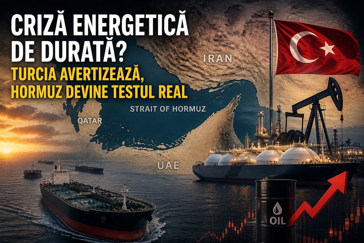 Turcia avertizează asupra unei crize energetice prelungite: Hormuz, petrolul și LNG-ul pun presiune pe piața globală — NRG-IA
