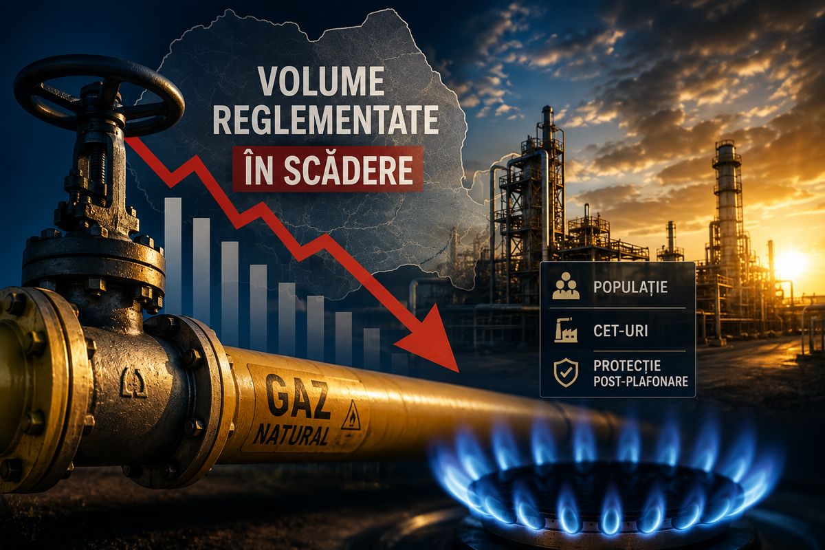 Romgaz și OMV Petrom estimează volume mai mici de gaze la preț reglementat pentru populație și CET-uri în 2026 — NRG-IA
