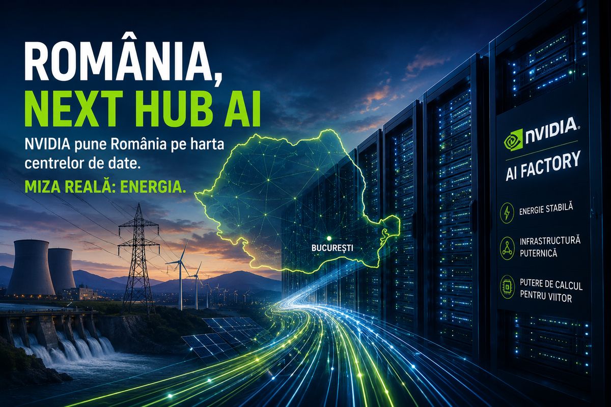 NVIDIA la București: România intră în cursa centrelor de date AI, dar miza decisivă este energia — NRG-IA