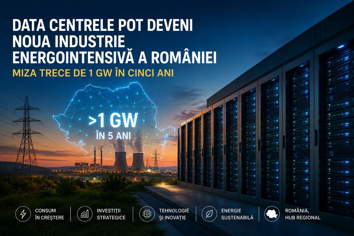 România poate atrage centre de date de peste 1 GW: miza energetică a infrastructurii AI — NRG-IA