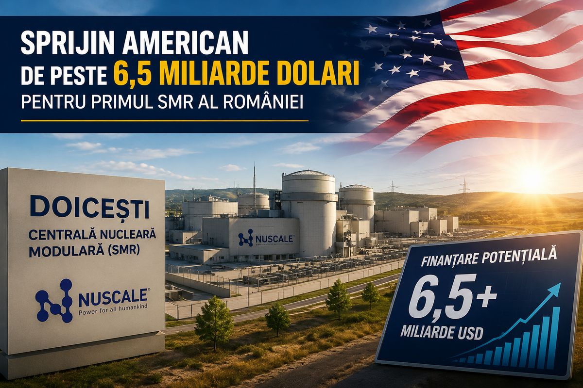 SMR Doicești: finanțare americană de peste 6,5 miliarde dolari pentru proiectul nuclear al României — NRG-IA