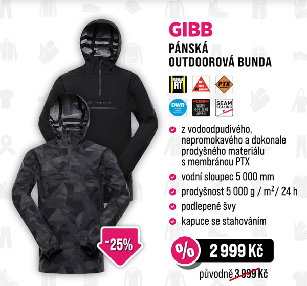 Pánská outdoorová bunda GIBB