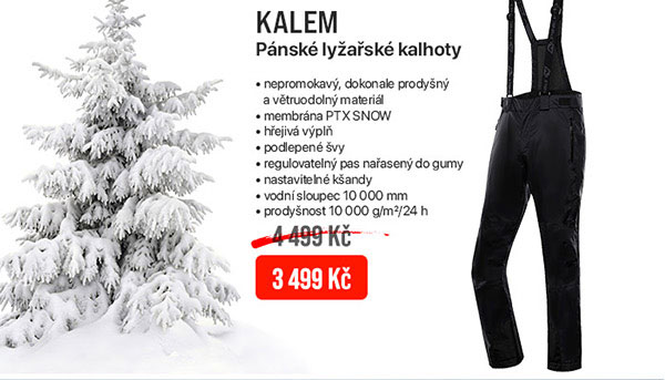 PÁNSKÁ LYŽAŘSKÉ KALHOTY KALEM