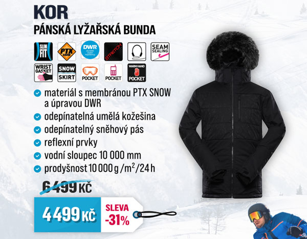 Pánská lyžařská bunda KOR
