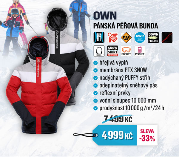 Pánská péřová bunda OWN