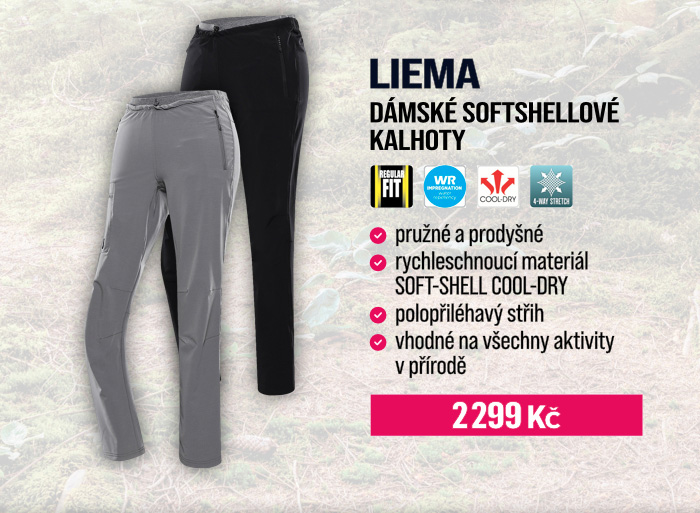 Softshellové kalhoty LIEMA