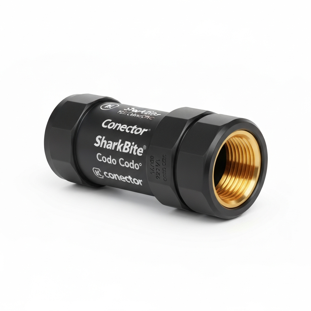 Conector Rápido SharkBite Codo 90° 1/2" PEX/Cobre/CPVC