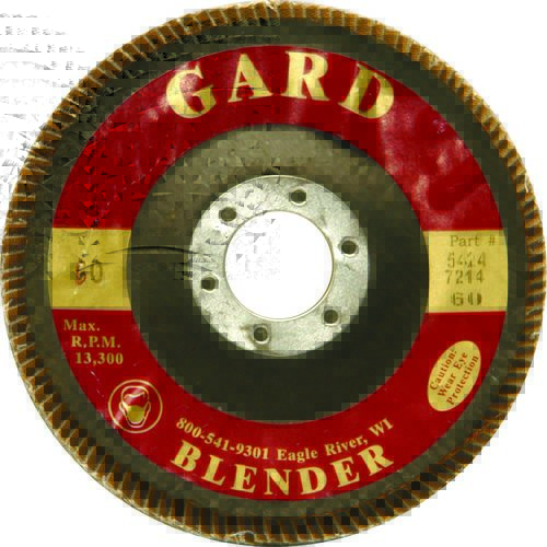 Blender Disc, type 29Dished 4-1/2" x 7/8" (5/8"-11) 60 Grit Zirconia (CF)