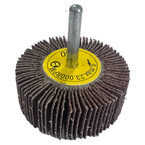 Flapper Wheel 2-1/2" X 1", 40 Grit (A/O), (CF)