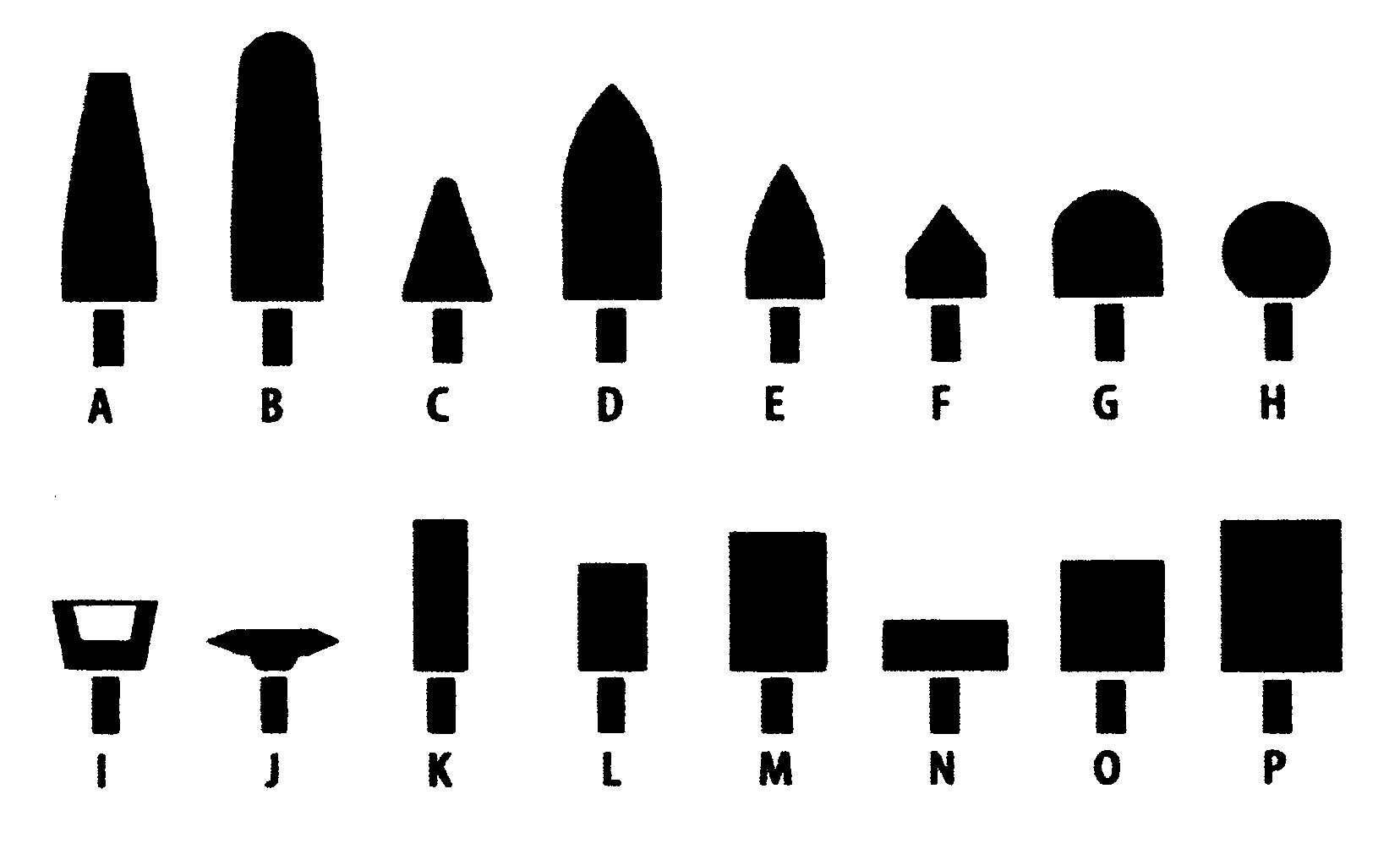 ATK 12D722 MOUNTED ABRASIVE STONE 3/4 X 1 in., MILD STEEL Abrasives