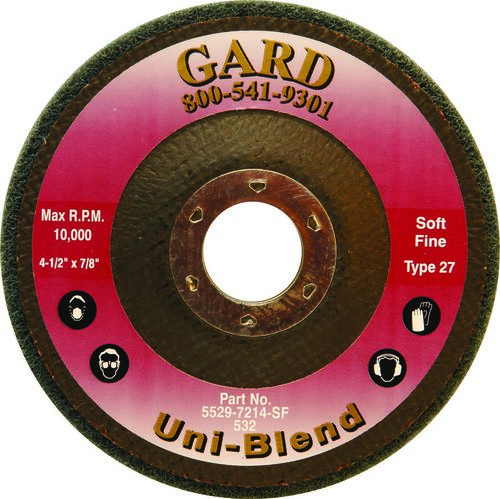 Uni-Blend Wheel 4-1/2" X 5/8"-11, Soft Density