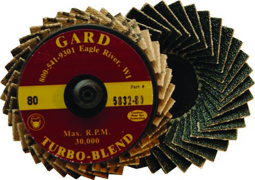 Turbo Blender Disc 2", 36 Grit, R-Type ("Roldisk" Style), Ceramic