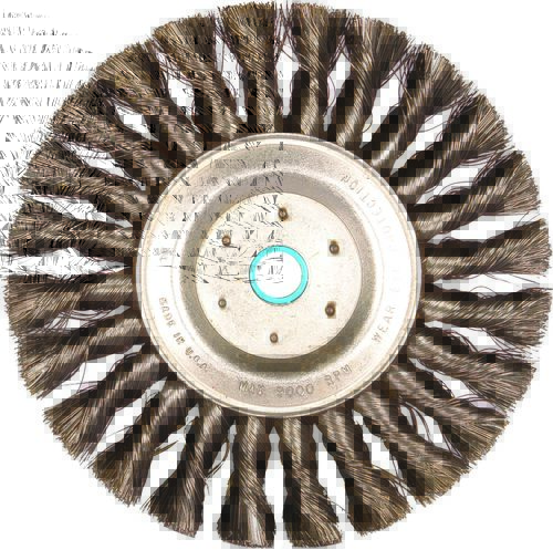 Standard Twist Knot Wheel 8" X 5/8", .014 Carbon Wire
