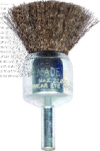 Power End Brush 1/2" X 1/4", .014 Carbon Wire