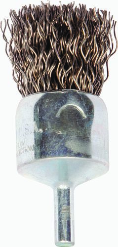 Power End Brush 3/4" X 1/4", .014 Carbon Wire