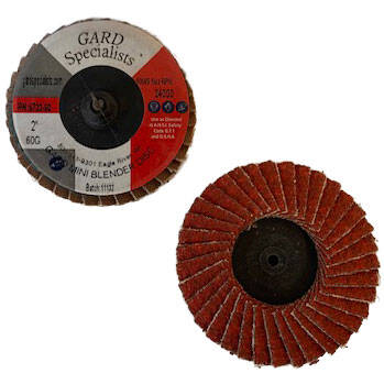 Mini Blender Disc 2", 60 Grit, R-Type ("Roldisk"  Style), Ceramic