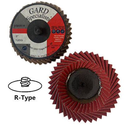 Turbo Blender Disc 3", 120 Grit, R-Type ("Roldisk" Style),  Ceramic