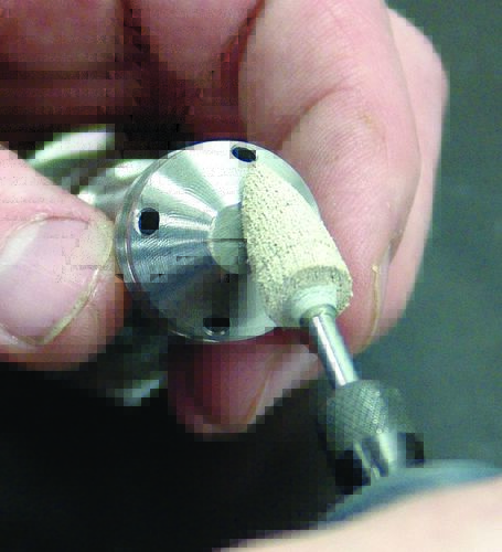 3/8 X 3/4 X 1/8 SC UNITIZE SFT POLISH FIBER MNTD PNT-DK GRAY