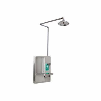 Haws 56wcsm Haws Axion Msr 56wcsm Combination Shower And Eye Face Wash Surface Mount Stainless Steel Pipe Safety Security Eyewash Shower Equipment Combination Units Ok Industrial