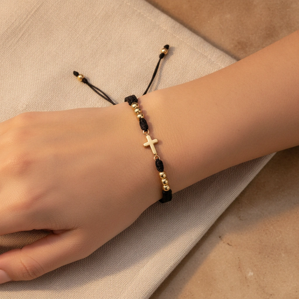 Anillo Sello Domo Croissant minimalista en Oro Laminado 18K hipoalergénico — ALZUNI JOYERÍA