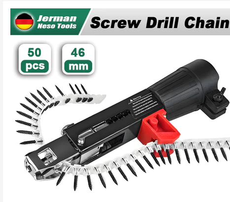 Adapter Screw Chain Gun paku Aksesori rantai Sekrup Collated Screws