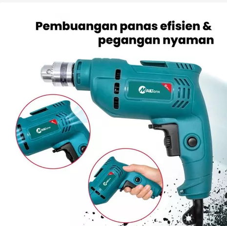 Mailtank SH325 10mm Bor Listrik Murah 580W Mesin Bor Bolak Balik