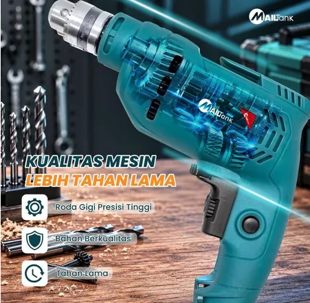 Mailtank SH325 10mm Bor Listrik Murah 580W Mesin Bor Bolak Balik
